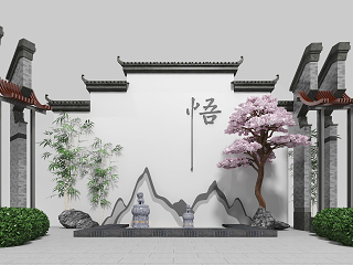 新中式庭院景观