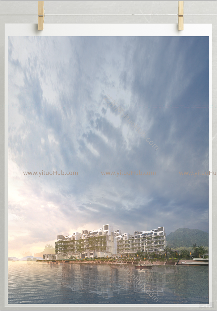 新型多层住宅建筑设计竖式排版1