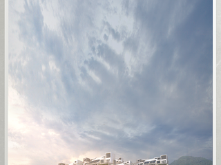 新型多层住宅建筑设计竖式排版1