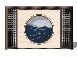 中式景墙