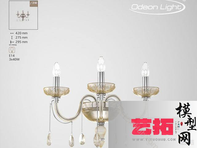 欧式水晶壁灯