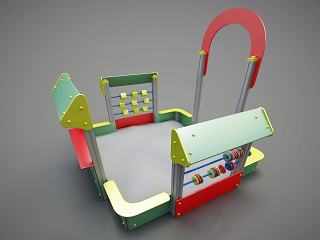 现代幼儿游乐设备算盘模型