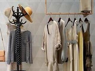 现代衣架衣服模型