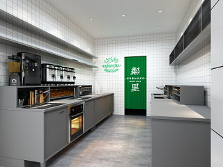 现代奶茶店