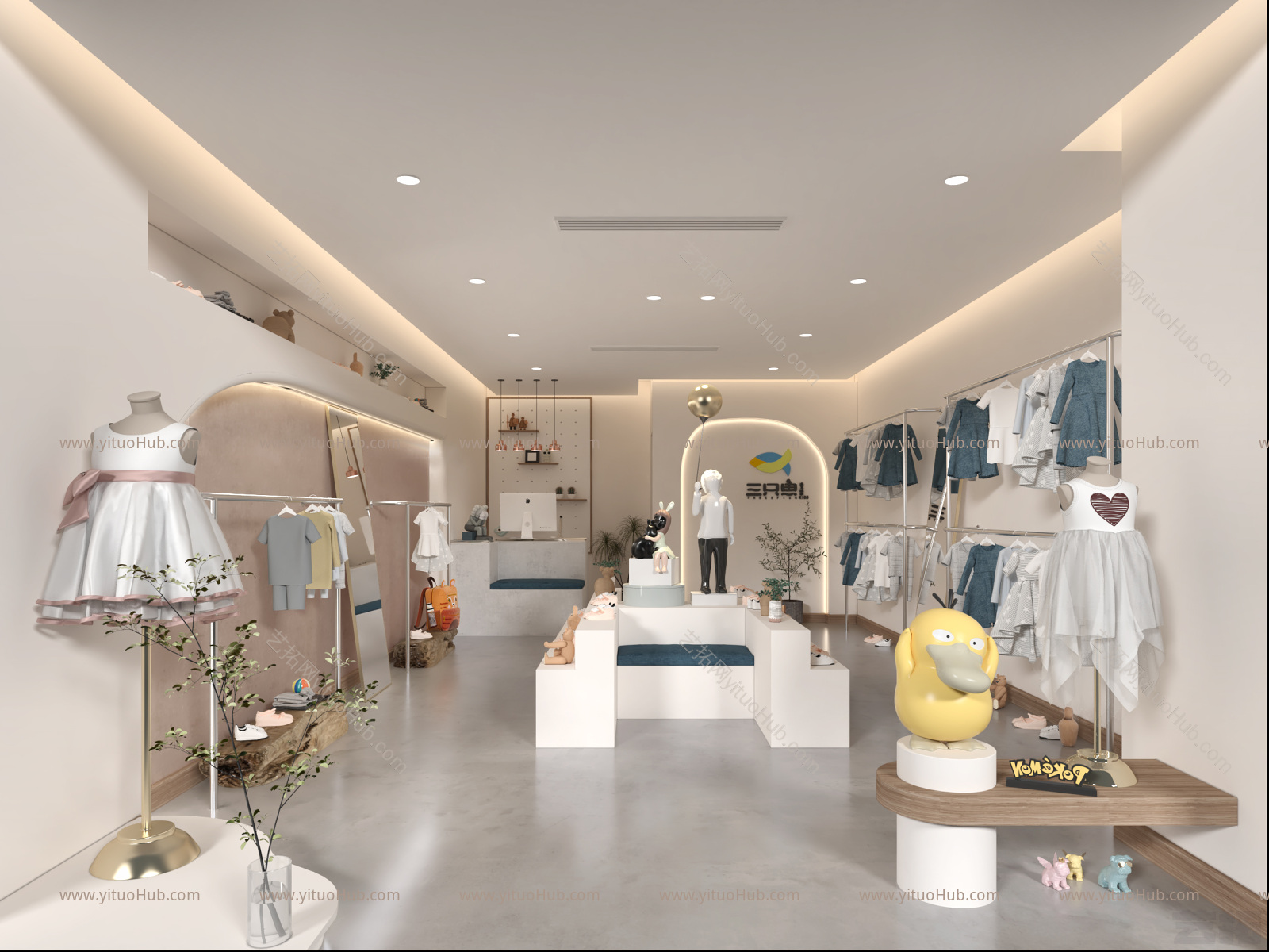 现代童装店