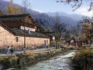 美丽乡村效果图