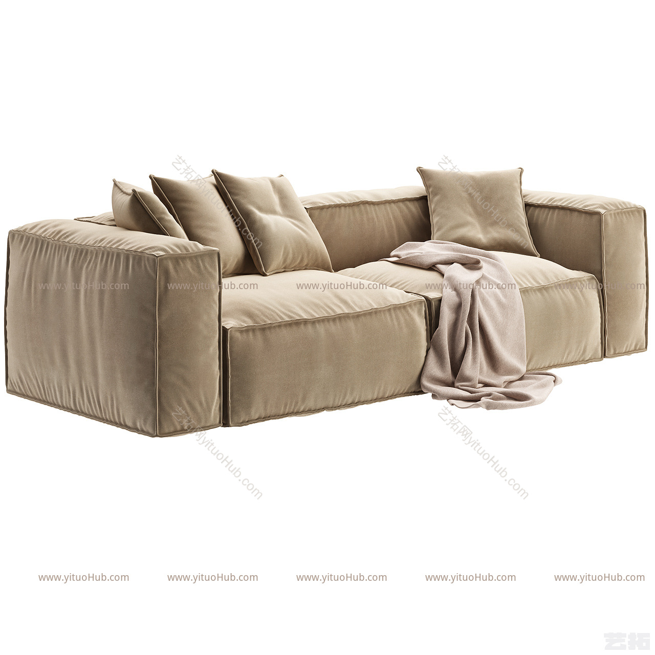 现代peanut-b-sofa-沙发