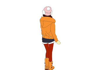 站走女人物