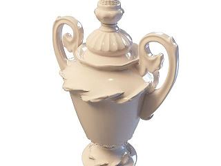 现代瓷器模型