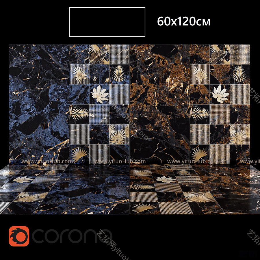 现代Fontana Decorative瓷砖