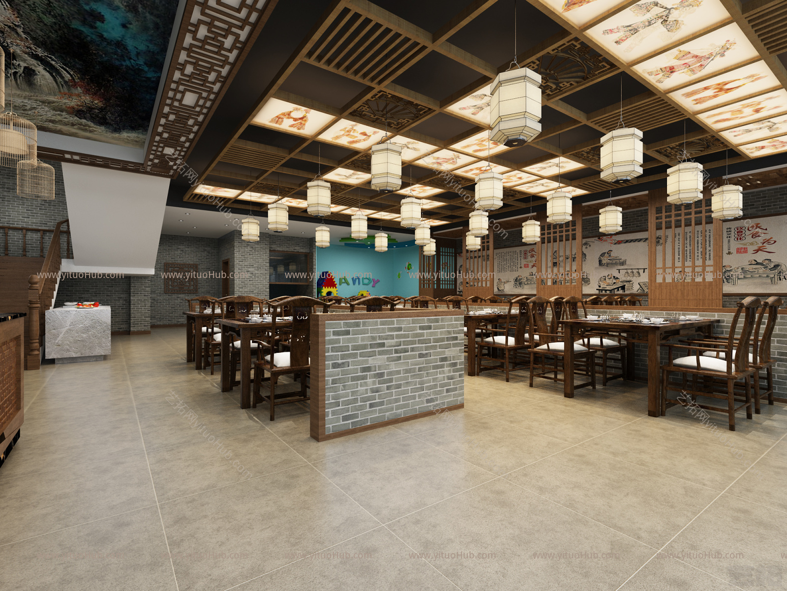 新中式火锅店