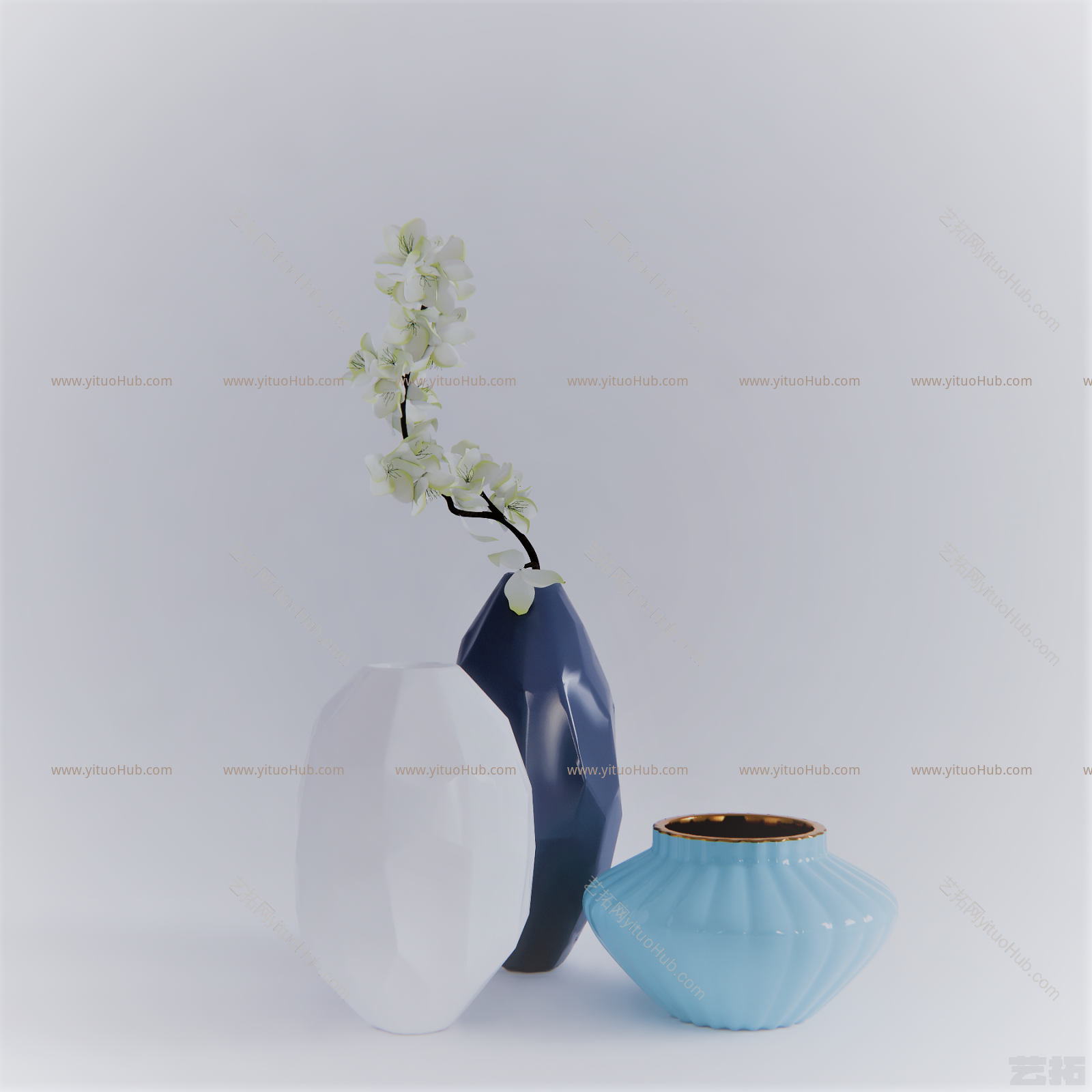 现代花瓶