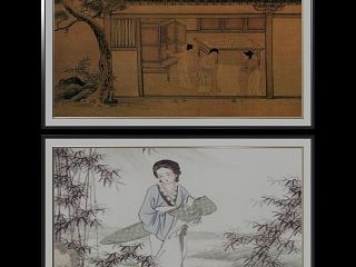 现代中国风装饰画模型