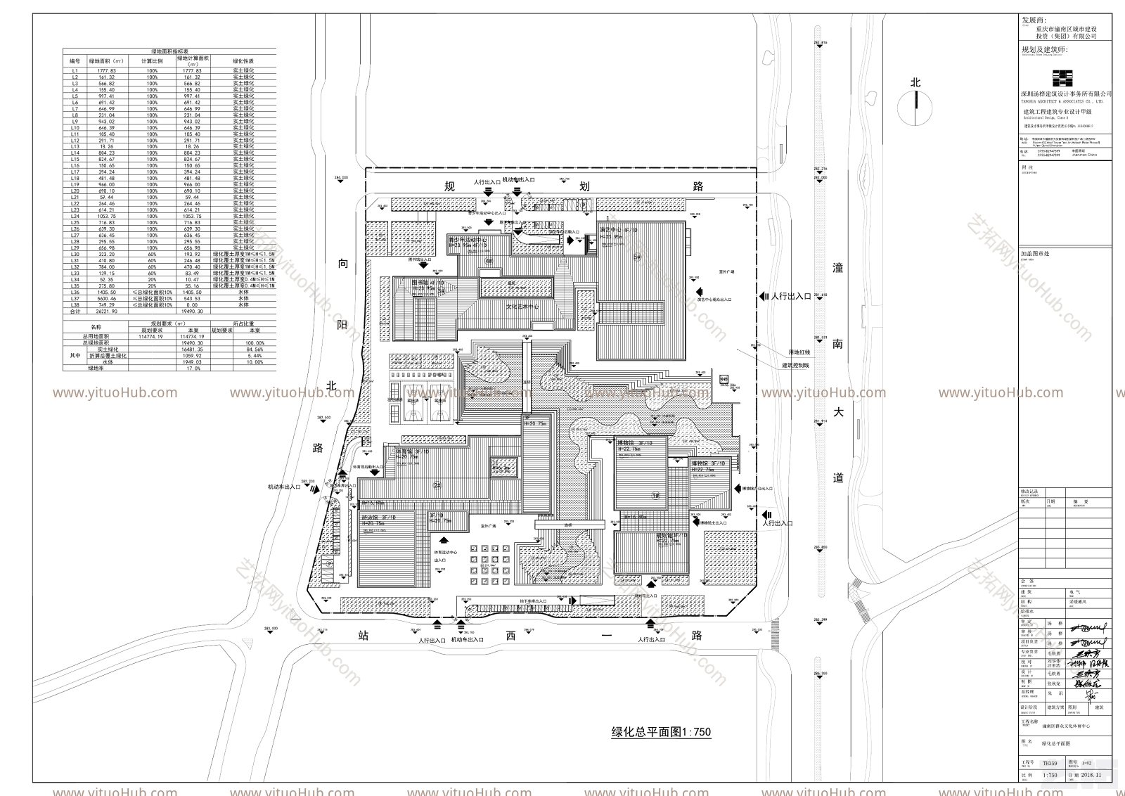 重庆市潼南区群众文化体育中心方案设计