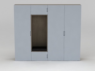 现代衣柜模型