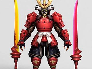 现代王者荣耀游戏男角色模型