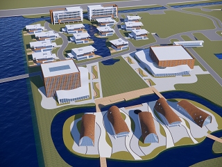 现代办公建筑产业园