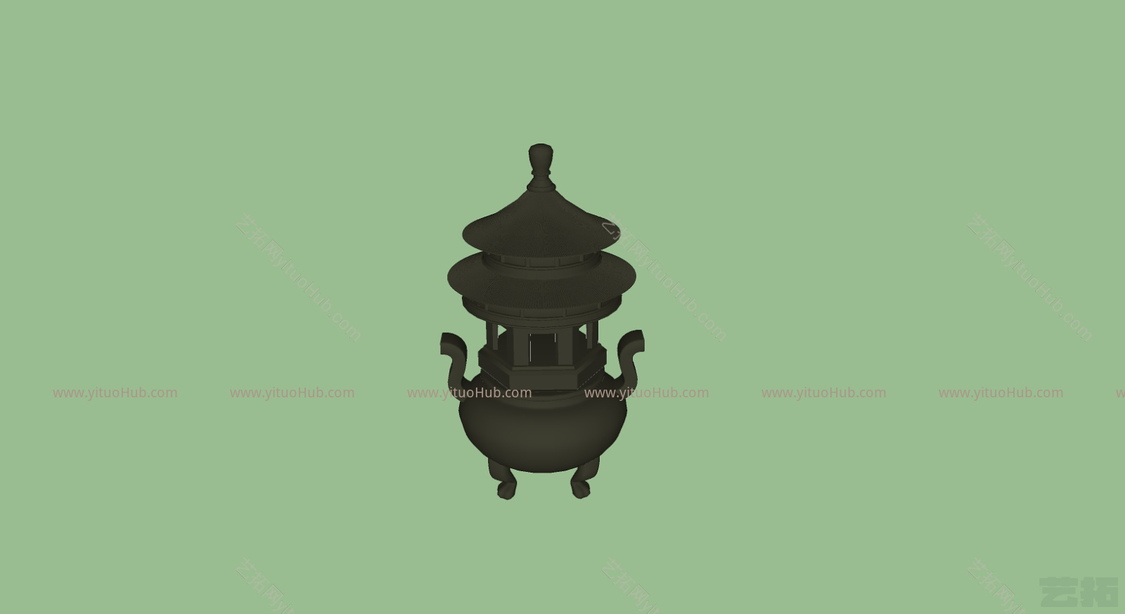 庙里的鼎