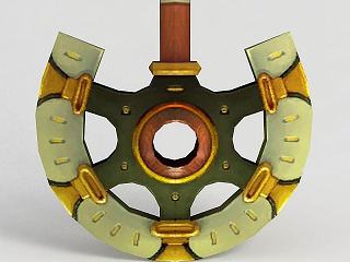 现代龙之谷游戏武器扇子模型
