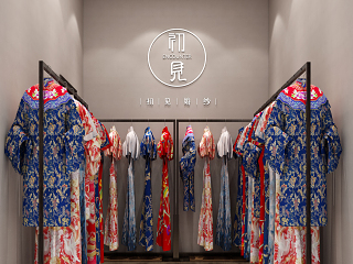 新中式服装店 唐服 礼服