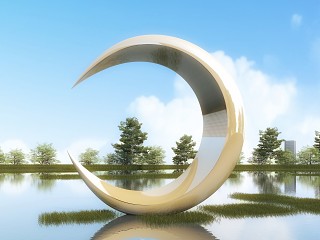 现代城市雕塑小品
