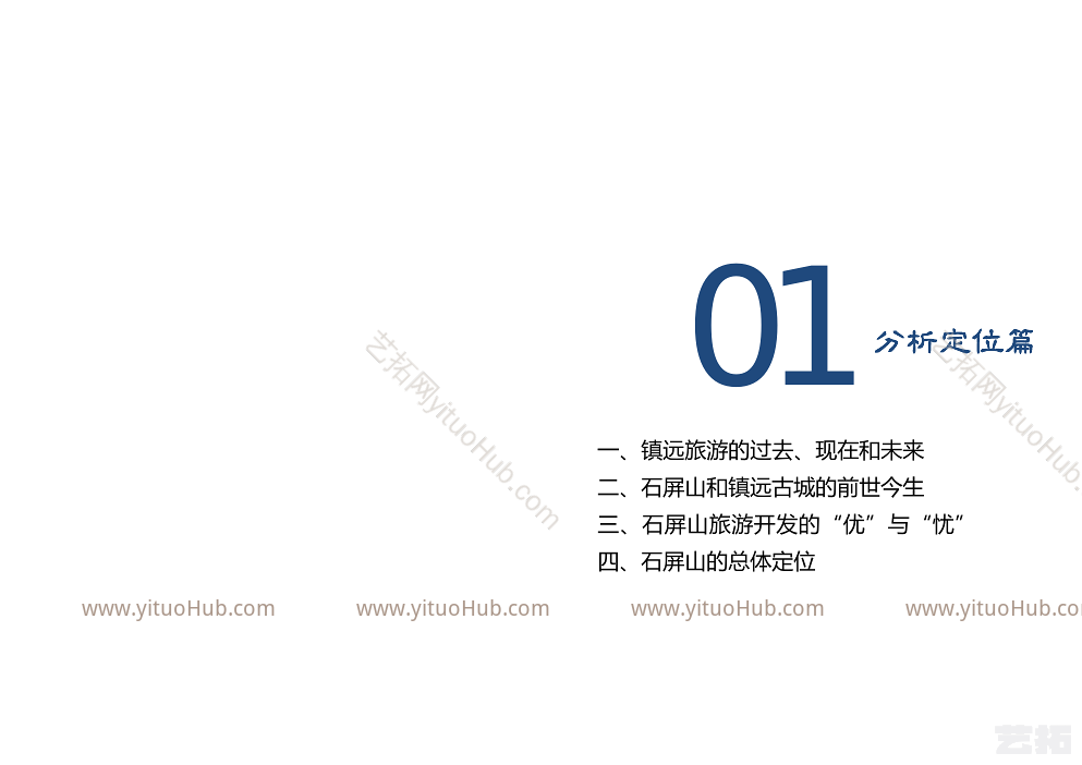 镇远石屏山军旅文化小镇总体规划