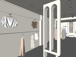 现代风格侘寂风服装店 女装店