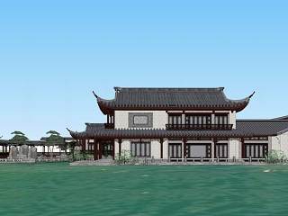绿地沈阳棋盘山千平中式豪宅别墅