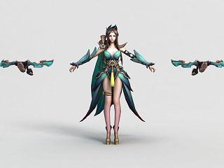 王者荣耀2013游戏角色模型