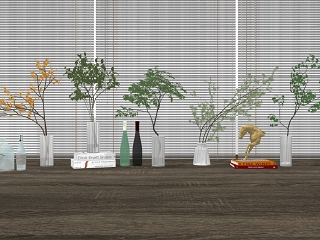 现代玻璃花瓶