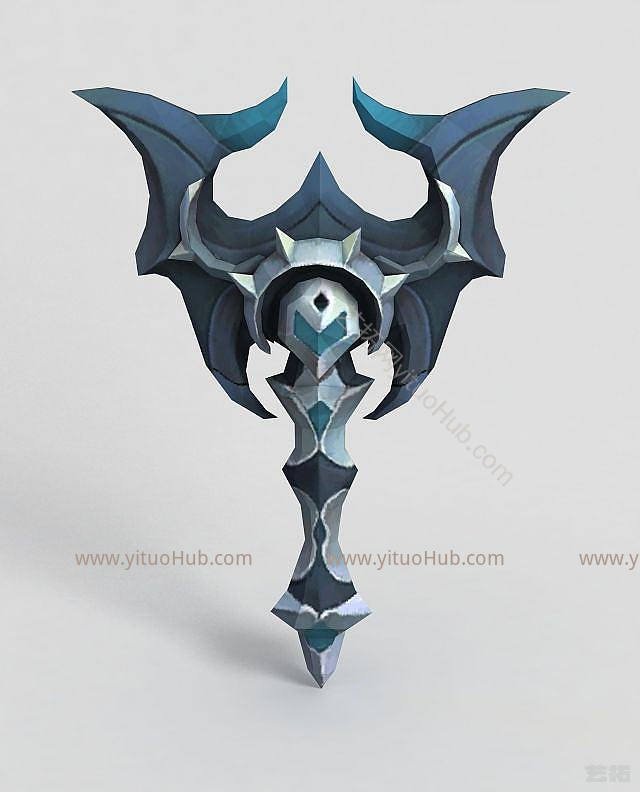 现代龙之谷游戏武器模型