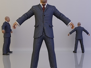 现代游戏人物 男人