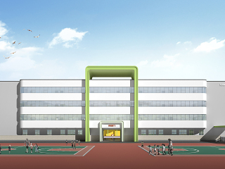 学校建筑外立面设计
