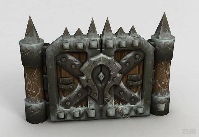 现代WOW魔兽场景道具模型