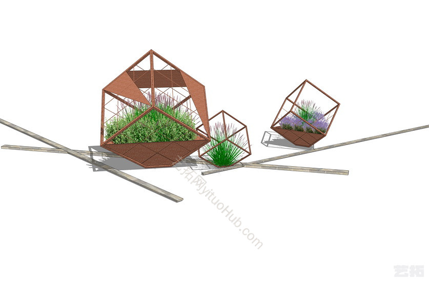 方花池雕塑小品
