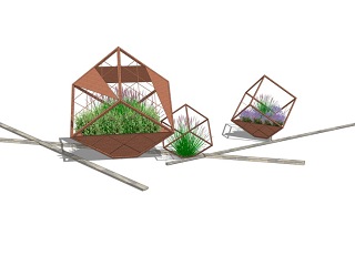 方花池雕塑小品