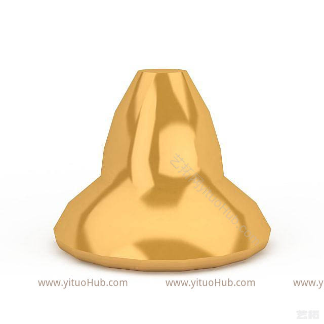 现代金色射灯模型