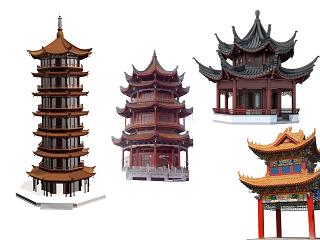 园林古典景亭