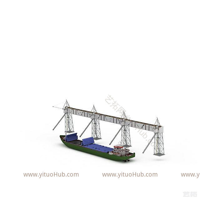 工业LOFT工业建筑模型