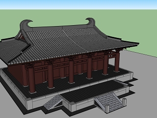 仿唐代建筑大雄宝殿
