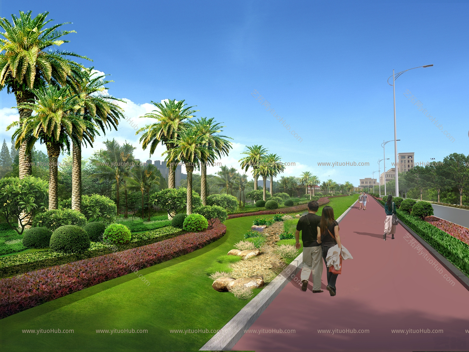 现代城市道路景观