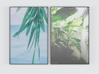 现代艺术装饰画模型