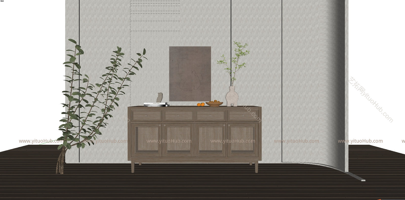 现代玄关柜