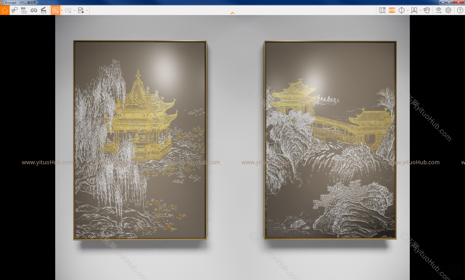 新中式装饰挂画