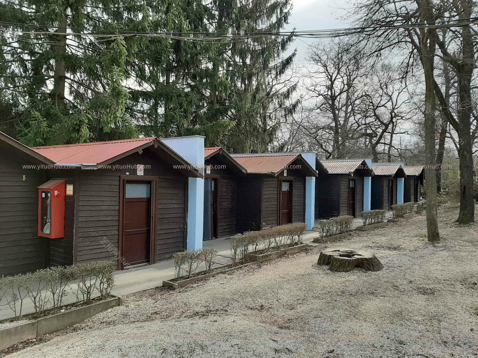 A sz<s:1> chenyi-hegyi Gyermekvasút új szállásépülete