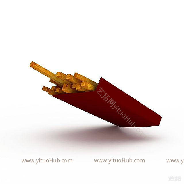 现代麦当劳薯条模型