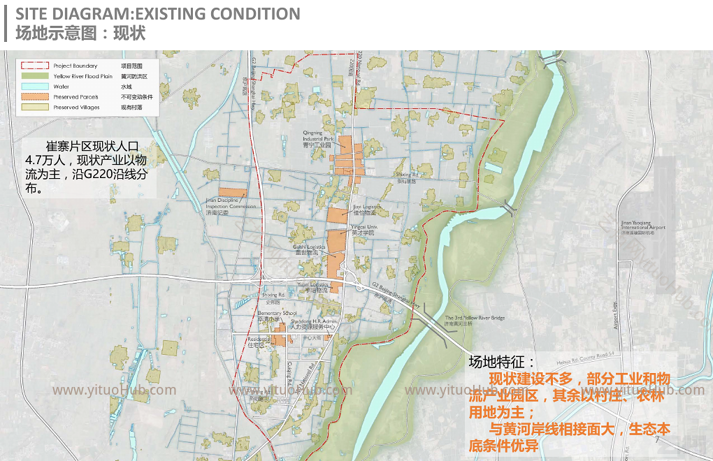 济南崔寨新旧动能转换区城市设计