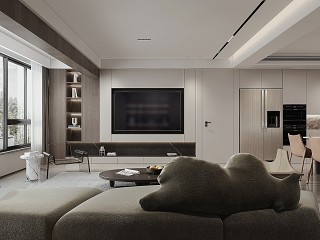 现代客餐厅模型