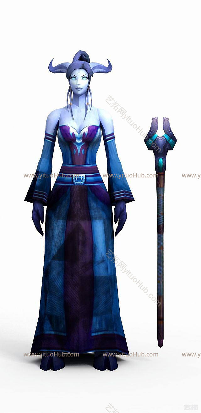现代wow魔兽世界角色道具模型