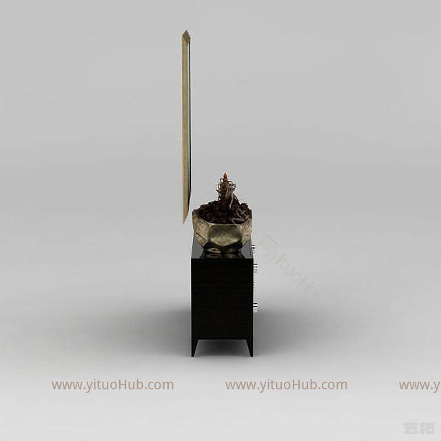 现代玲珑宝塔艺术摆件组合模型